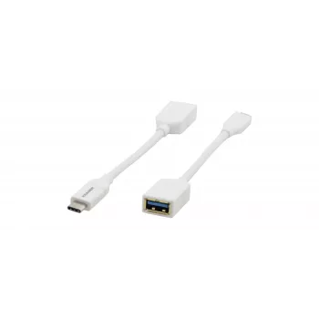 Kramer Electronics ADC-USB31/CAE USB 3.2 Gen 1 kabelis, USB-C į USB-A, baltas, 0,91 m 99-97210005