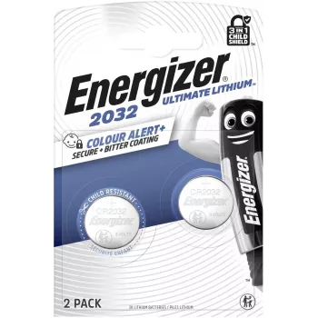 Energizer Ultimate Lithium CR2032 ličio monetinė baterija, 3 V, 235 mAh, 2 vnt.