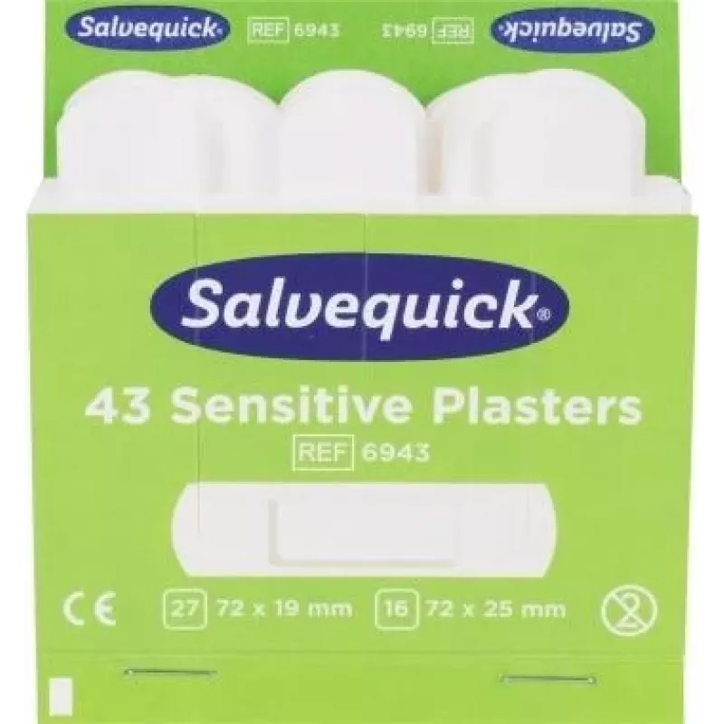SÖHNGEN Salvequick neaustinės medžiagos pleistrų juostelės, 43 vnt., odos spalvos, hipoalerginės, be latekso 1009943