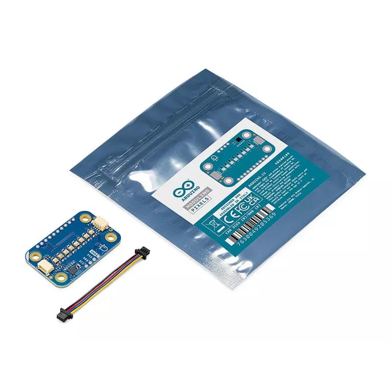 Arduino ABX00109 Modulino Pixels adresuojamų RGB LED tvarkyklės modulis