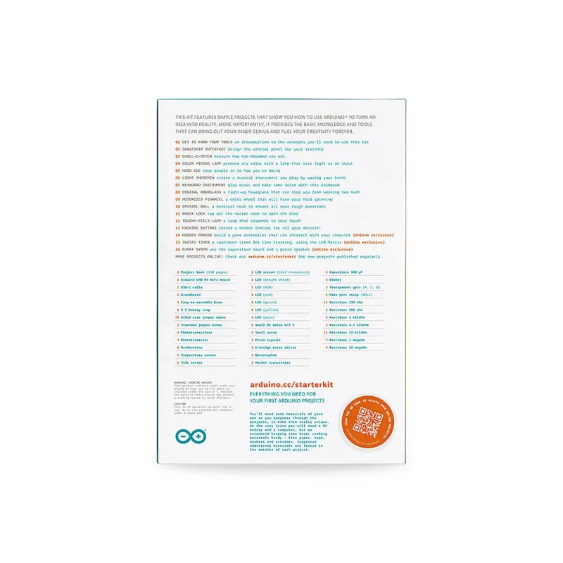 Arduino K000007_R4 Kit Starter Rev 4 Education (K000007_R4)