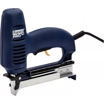 Rapid PRO R553 elektrinis segiklis ir vinukas, mėlynas, 230V, naudoja 53 serijos kabelius ir 8 tipo vinis 10642901