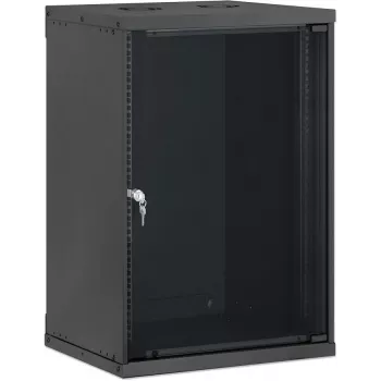 Intellinet 19 inch sieninis spintos spintelė, Basic Line, 15U, 400 mm gylio, juoda RAL 9005 716710