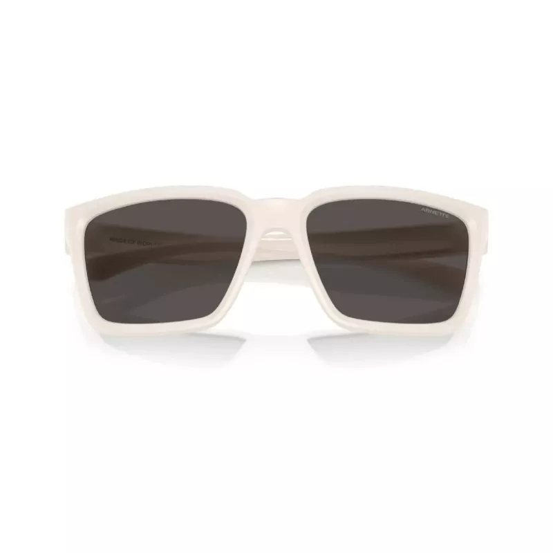Arnette AN4346-296387 vyriški stačiakampiai akiniai nuo saulės, matiniai juodi rėmeliai, pilki lęšiai, 57-18-140 mm