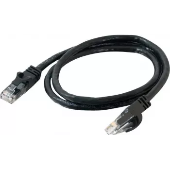 Cables2Go 83405 Cat6 UTP Ethernet tinklo kabelis, 0,5 m, juodas, su apsauginiais spaustukais, PVC apvalkalas