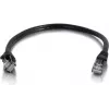 Cables2Go 83405 Cat6 UTP Ethernet tinklo kabelis, 0,5 m, juodas, su apsauginiais spaustukais, PVC apvalkalas