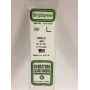Evergreen 292 polistireninis L profilis 350 x 2 x 2 mm, 4 vnt., baltas