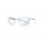 SHADEZ Blue Light White Teeny vaikiški akiniai nuo mėlynos šviesos, skirti naudoti su skaitmeniniais įrenginiais, 3-7 metų
