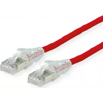 Dätwyler Cat6a S/FTP tinklo kabelis RJ-45 į RJ-45, 20 m, raudonas, LSZH, Snagless 21.05.0621