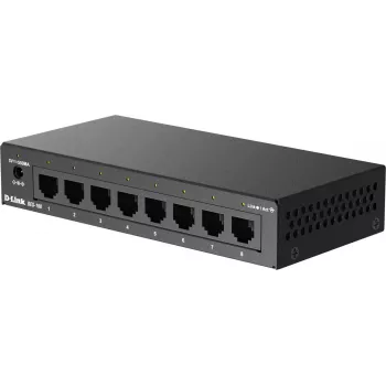 D-Link DES-108/V/E 8 prievadų Fast Ethernet nevaldomas stalinis komutatorius