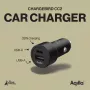 Aqiila CHARGEBIRD CC2 automobilinis įkroviklis, juodas, 32 W (AQCCCC2CBI403)