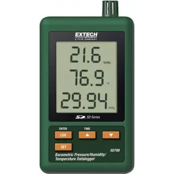 Extech SD700 temperatūros, drėgmės ir barometrinio slėgio duomenų registratorius su SD kortele