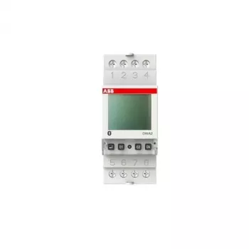 ABB DWA2 Astronominis prieblandos jungiklis, 2 kanalų, DIN bėgiui, 16A, 230V AC, 2CSM222501R1000