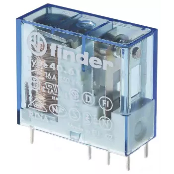 Finder 40.61.9.018.4000 galios relė 16A SPDT 18V DC PCB montavimui