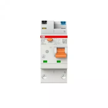 ABB lanko gedimų aptikimo įtaisas su integruotu automatiniu jungikliu SX-ARC1-B16, 16 A, 1P+N, 6 kA, B charakteristika, 2 moduliai 2CSA255908R9165