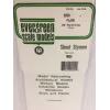 Evergreen polistireno lakštas 300 mm x 150 mm x 0,13 mm, baltas, 3 vnt. (9009)