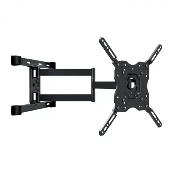 Vivanco Full-Motion TV sieninis laikiklis 32-65 colių ekranams iki 45 kg, VESA 200x200–600x400, juodas VVTVFMOR65INCH45KG