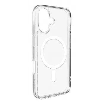 PURO Cover apsauginis dėklas Apple iPhone 17, permatomas baltas, suderinamas su MagSafe