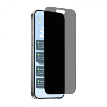 PURO grūdinto stiklo ekrano apsauga Apple iPhone 17 ir iPhone 17 Pro - 9H kietumas, 0,33 mm, be burbuliukų, priešpirštinė PUSDGPRIPHONE1763
