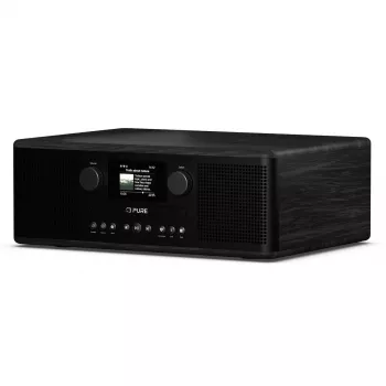Pure Classic C-D6i internetinis radijas su DAB+ ir FM, juodas/juodas uosio 254587