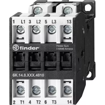 Finder 6K.14.8.230.4810 modulinis kontaktorius 4NO 25A 230V AC DIN bėgiui