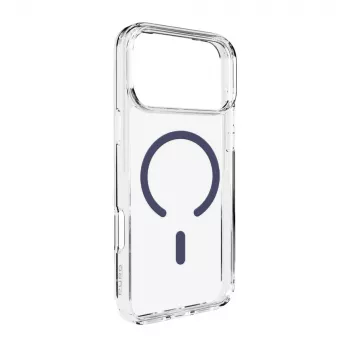 PURO Icon MagSafe permatomas dėklas Apple iPhone 17 Pro - permatomas mėlynas