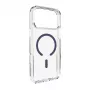 PURO Icon MagSafe permatomas dėklas Apple iPhone 17 Pro - permatomas mėlynas