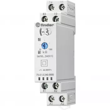 Finder 72.51.0.240.0000 įtampos stebėjimo relė, 240 V AC, 2 CO, DIN bėgiui