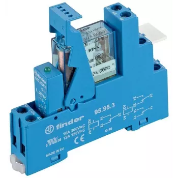 FINDER 49.52.7.024.0050 sąsajos relė 8A 2 CO 24V DC
