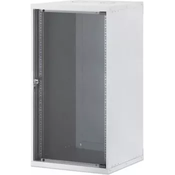 Intellinet 19 inch sieninis serverinės spintos korpusas Basic Line 20U, 560 mm gylio, pilkas RAL 9005, 716802