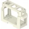 ILME COB03/3BC modulių laikiklis 3x 21,21 mm įdėklams, termoplastikas, juodas