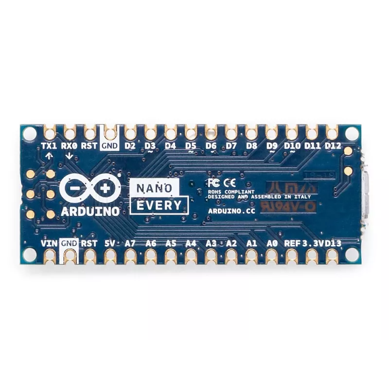 Arduino Nano Every plokštė - 6 vienetų paketas (ABX00028-6P)