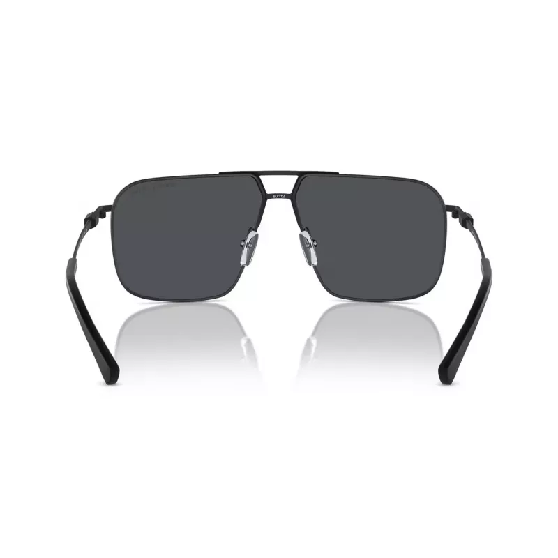 Armani Exchange vyriški kvadratiniai akiniai nuo saulės AX2050S609980 matinė juoda / tamsiai pilka 60mm