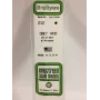 Evergreen 212 polistireno strypas 2 mm x 350 mm, 6 vnt.