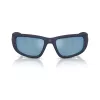 Arnette AN4358 275922 vyriški stačiakampiai akiniai nuo saulės, matiniai juodi rėmeliai, pilki lęšiai, 58 mm