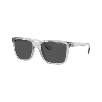 Armani Exchange vyriški stačiakampiai akiniai nuo saulės AX4112SU82398 juodi/pilki 55-19-145