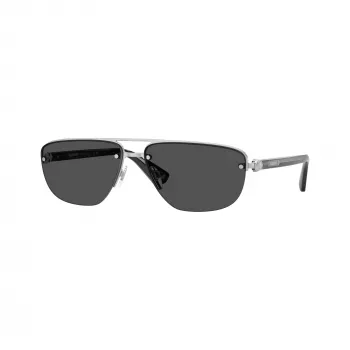 BURBERRY Vyrų akiniai nuo saulės BE3164 Pilot, gunmetal rėmelis, tamsiai pilki lęšiai, 62mm BE3164-100587