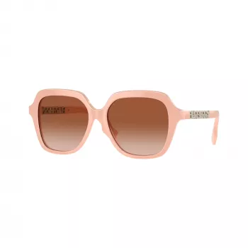 Burberry BE4389-406113 moteriški akiniai nuo saulės, tamsaus havajinio rašto rėmelis, rudi gradientiniai lęšiai, 55/16/140 mm