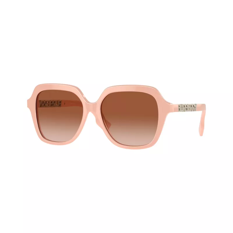 Burberry BE4389-406113 moteriški akiniai nuo saulės, tamsaus havajinio rašto rėmelis, rudi gradientiniai lęšiai, 55/16/140 mm