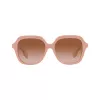 Burberry BE4389-406113 moteriški akiniai nuo saulės, tamsaus havajinio rašto rėmelis, rudi gradientiniai lęšiai, 55/16/140 mm