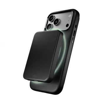 PURO Icon Magnetic dėklas, skirtas Apple iPhone 17 Pro Max, juodas, suderinamas su MagSafe