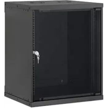 Intellinet 19 inch sieninis stelažo spintos korpusas, Basic Line, 12U, 400 mm gylio, juodas RAL 9005 (716697)
