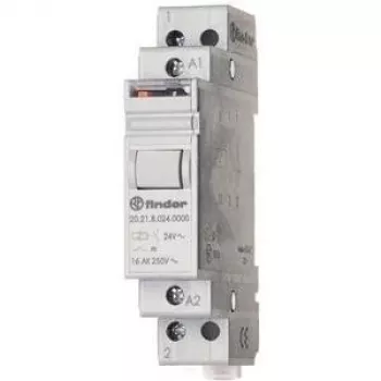 Finder impulsinė relė 16A 250V 1NO 24V AC DIN bėgiui 20.21.8.024.4000
