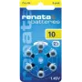 Renata ZA10 cinko-oro PR70 baterija klausos aparatams 105 mAh 1,4 V, 6 vnt. ZA10.DP6 0HG