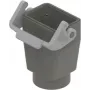 ILME TMAV06LG25 aukšto profilio T tipo jungties korpusas, 6B dydis, vienas fiksatorius, M25 tiesi įvado anga, pilkas