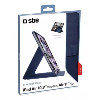 SBS Book Pro Folio dėklas iPad Air 11 inch 2024 / 10.9 inch 2022 ir 2020 - mėlynas TABKPROIPAIR10924B