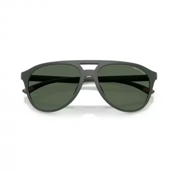 Armani Exchange AX4156SU 83777 vyriški akiniai nuo saulės, matiniai juodi / tamsiai pilki, 59 mm