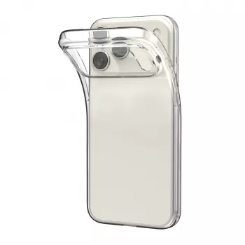 PURO dėklas Apple iPhone 17 Pro Max permatomas TPU itin plonas 0,3 Nude