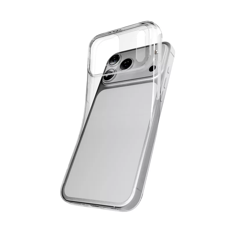 PURO dėklas Apple iPhone 17 Pro Max permatomas TPU itin plonas 0,3 Nude