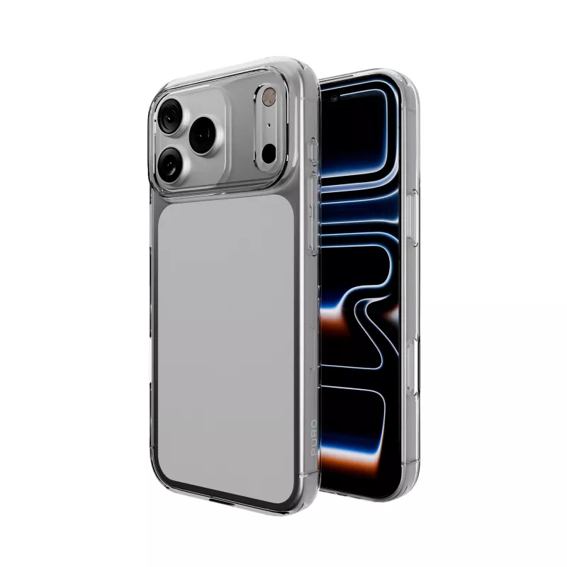 PURO dėklas Apple iPhone 17 Pro Max permatomas TPU itin plonas 0,3 Nude
